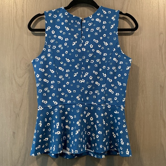 Banana Republic Factory Floral Peplum Tank Top - Picture 3 of 6